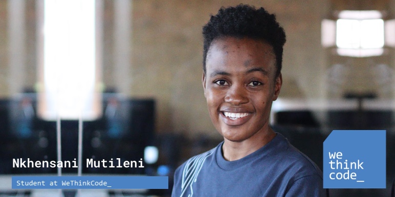 Nkensani Mutileni, WeThinkCode 2nd-year mobile development coder student.