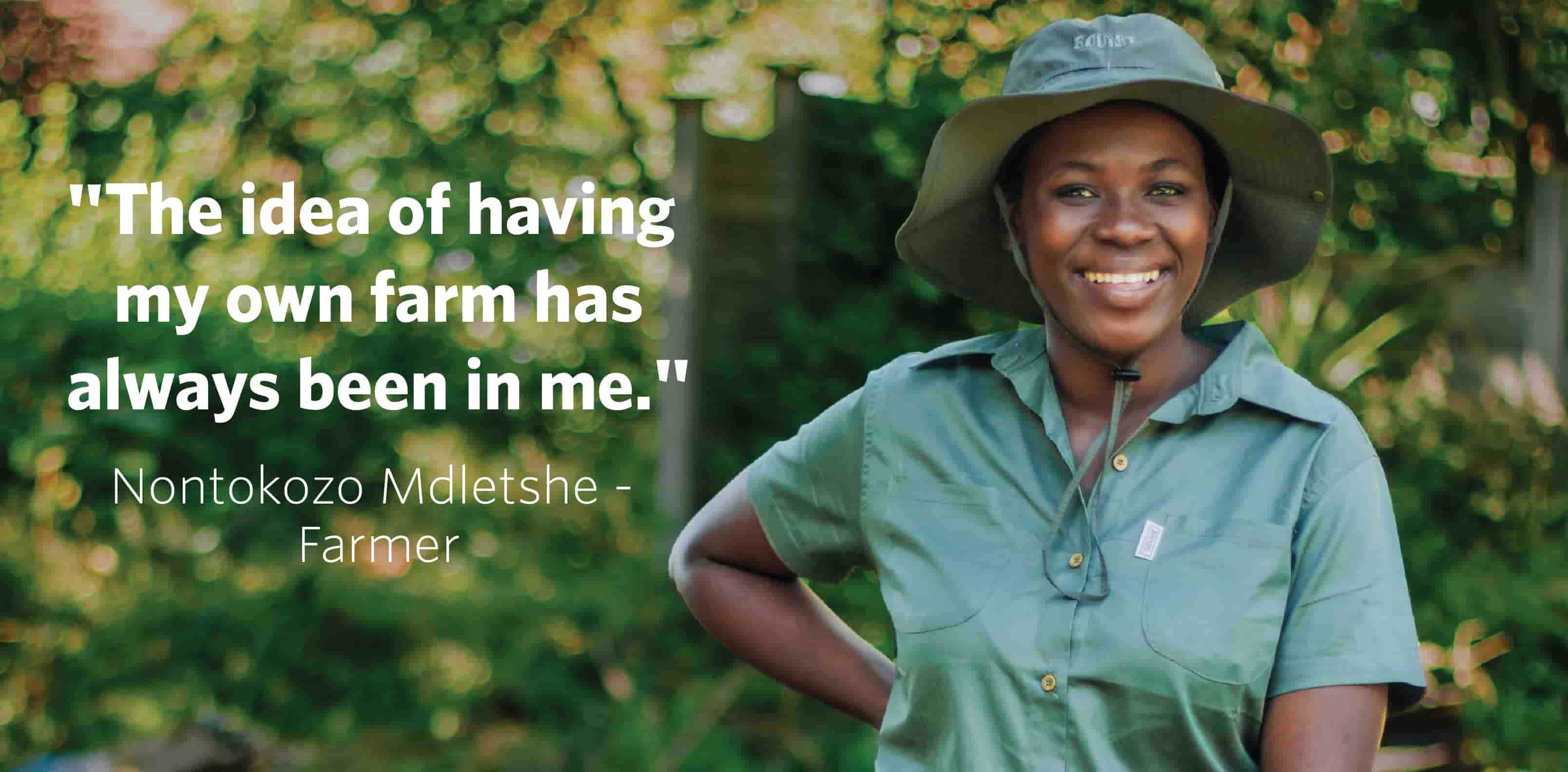 Nontokozo Mdletshe, farmer