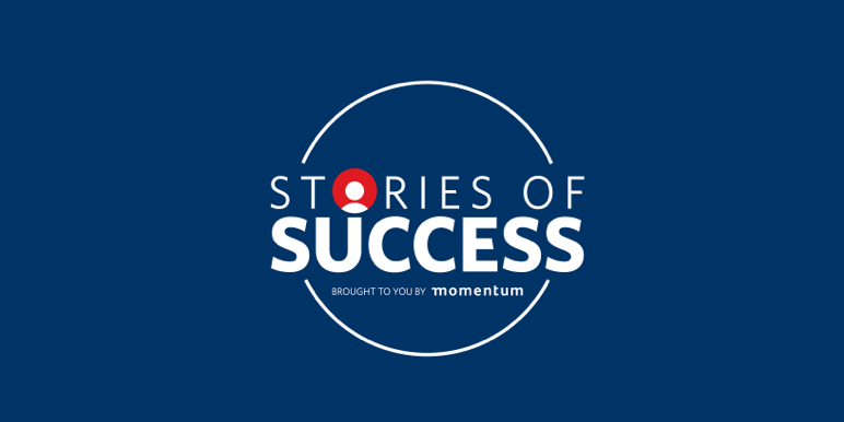 #MomentumFutures stories of success logo