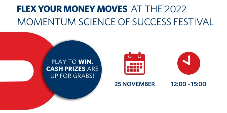 Play to win. Cash prizes are up for grabs at the Science of Success Festival on 25 November 2022, from 12:00 to 15:00.