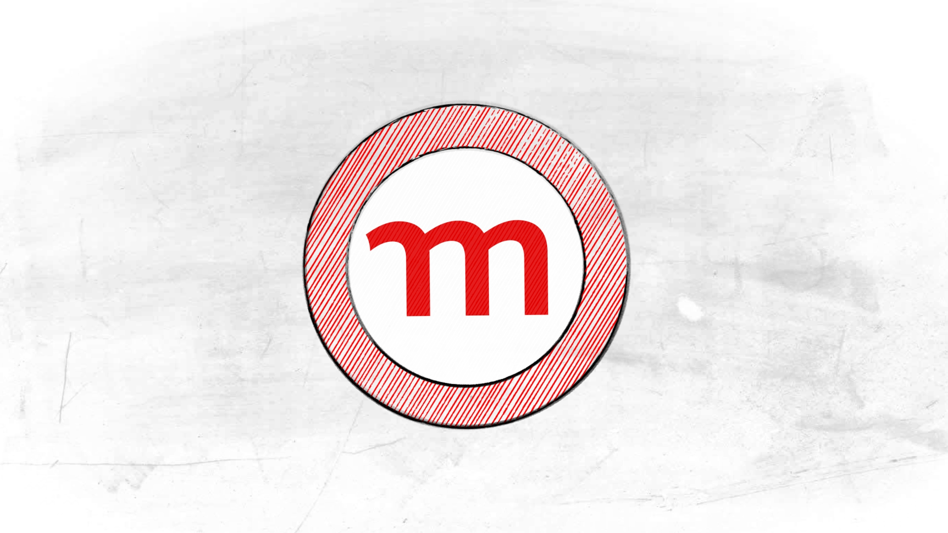 The m of the Momentum logo in a circle