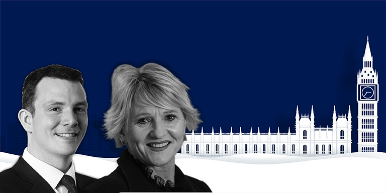 James Klempster director of investment management and Jeanette Marais chief executive officer of Momentum Investments